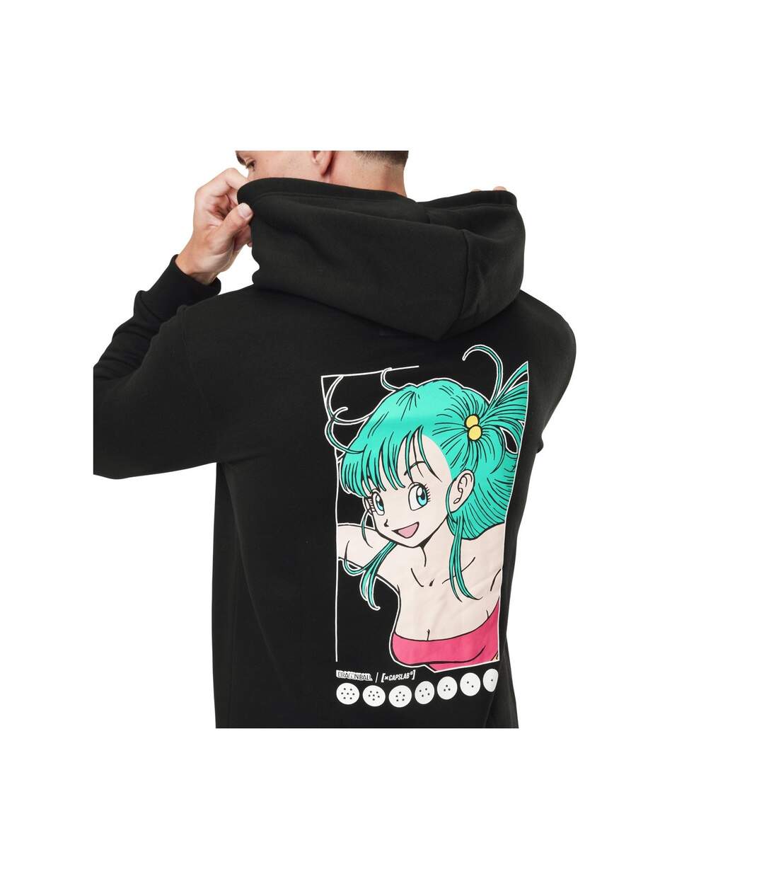 Sweat à capuche homme Dragon Ball Bulma Capslab-2