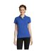 Womens/ladies People Polo Shirt Royal Blue SOLS-1