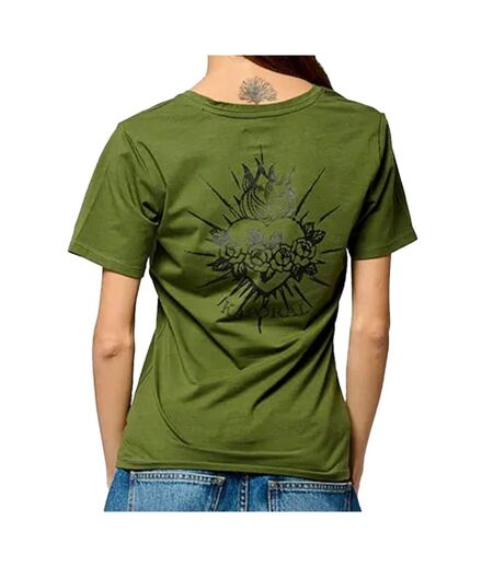 T-Shirt kaki femme kaporal valm - l