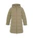 Womens/ladies Durable Water Repellent Parka Green Timberland-1