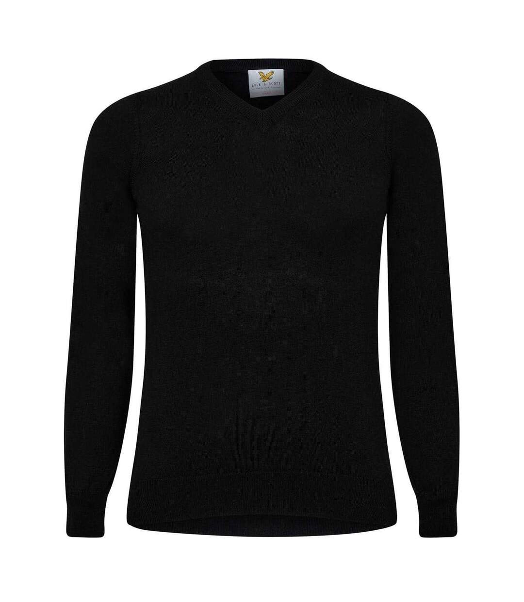 Pull Merrick Homme Vrai Noir Lyle & Scott-1