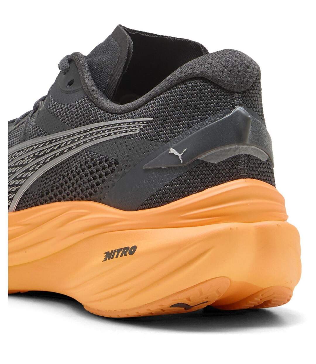 Mens Deviate Nitro 3 Hyrox Running Shoes Grey Orange Puma-4