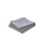 Lot de 4 Serviettes de Table Coton 40cm Gris Clair