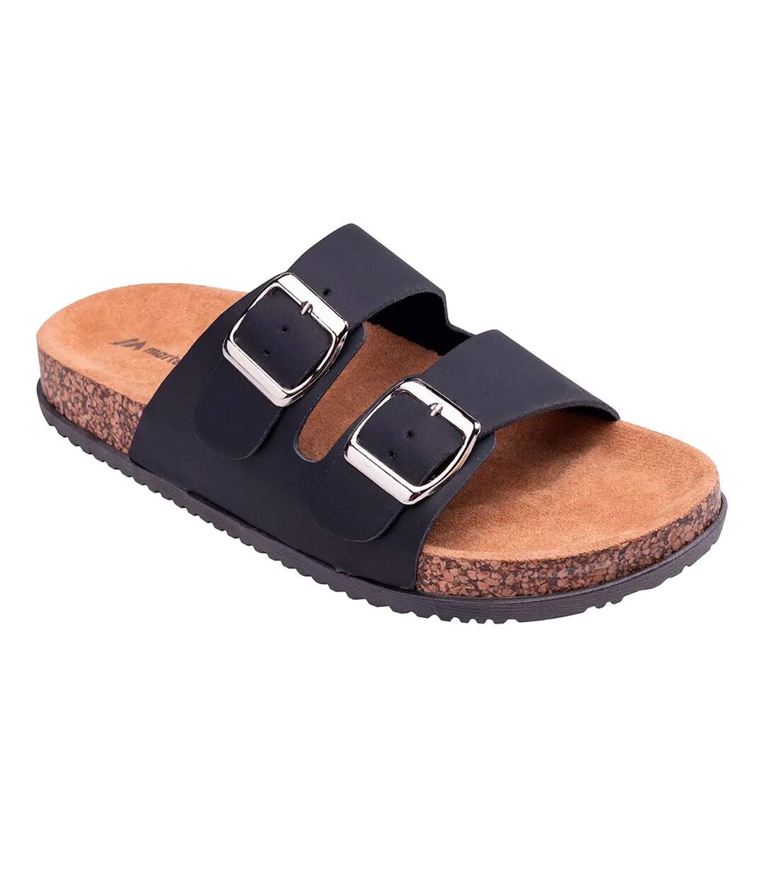 Sandales Biren Femme Noir Marron Martes-1