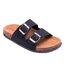 Sandales Biren Femme Noir Marron Martes-1