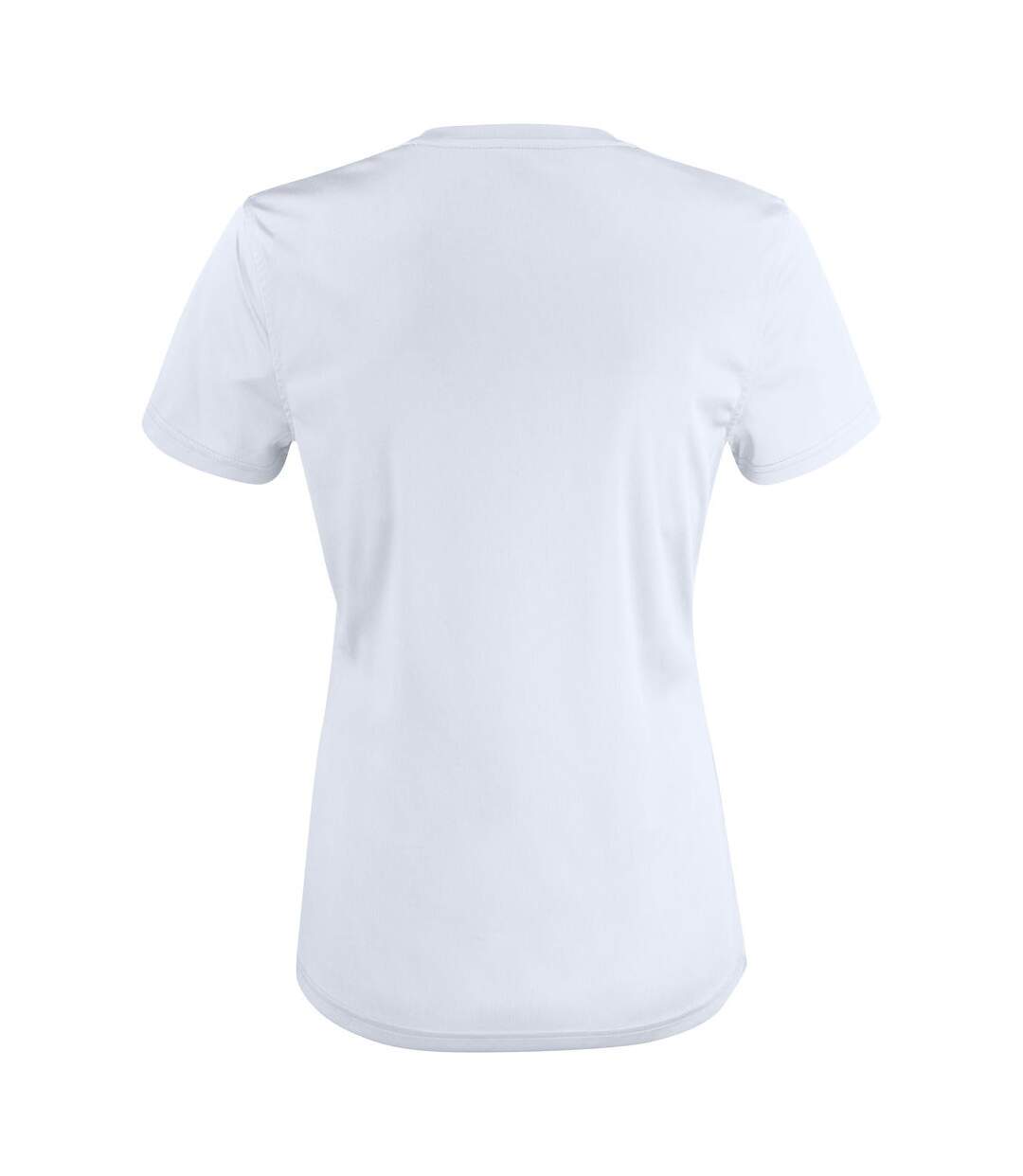 T-shirt basic active femme blanc Clique-2