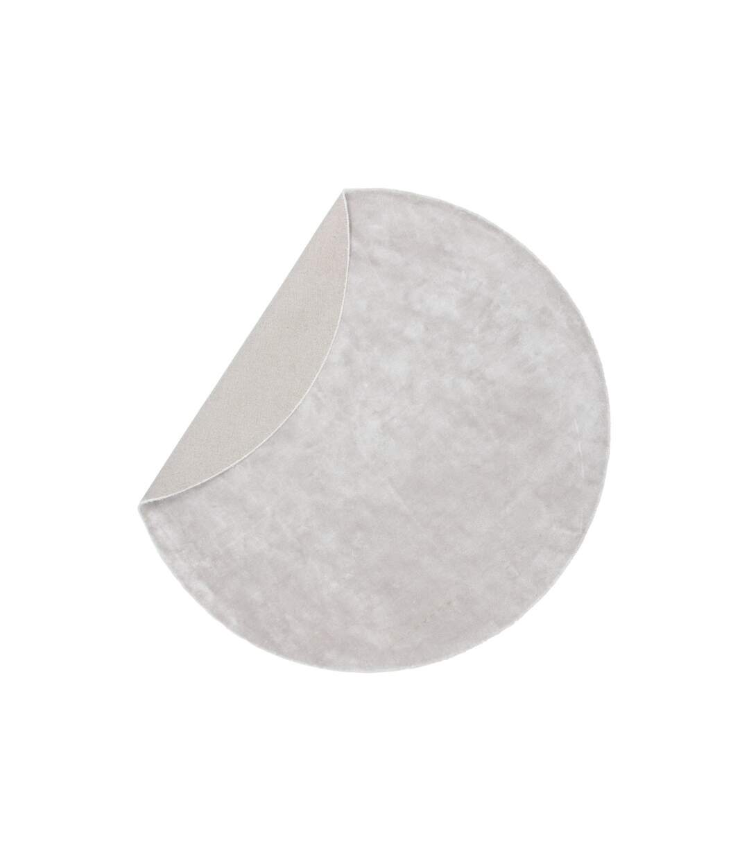 Tapis Déco Rond Indra 200cm Argent-2
