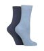 Glenmuir - Lot de 2 Chaussettes Femme Thermiques Mi-Bottes Laine Chaudes-1