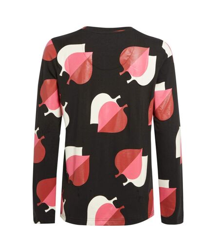 T-shirt Orla Kiely Femme Rose Feuilles D´orme Regatta