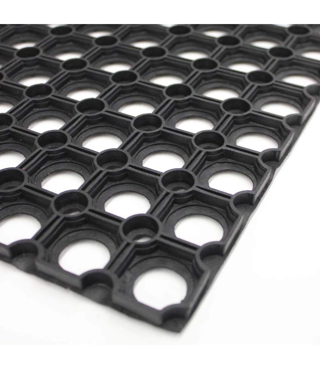 Tapis d'Entrée Amaury 40x60cm Noir-2