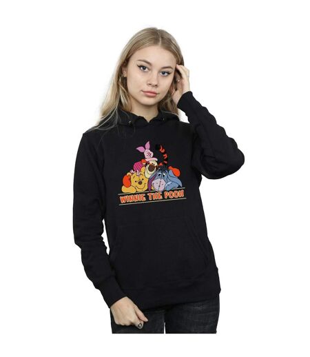 Disney Sweat à capuche Winnie The Pooh Group Womens/Ladies (Noir) - UTBI15491