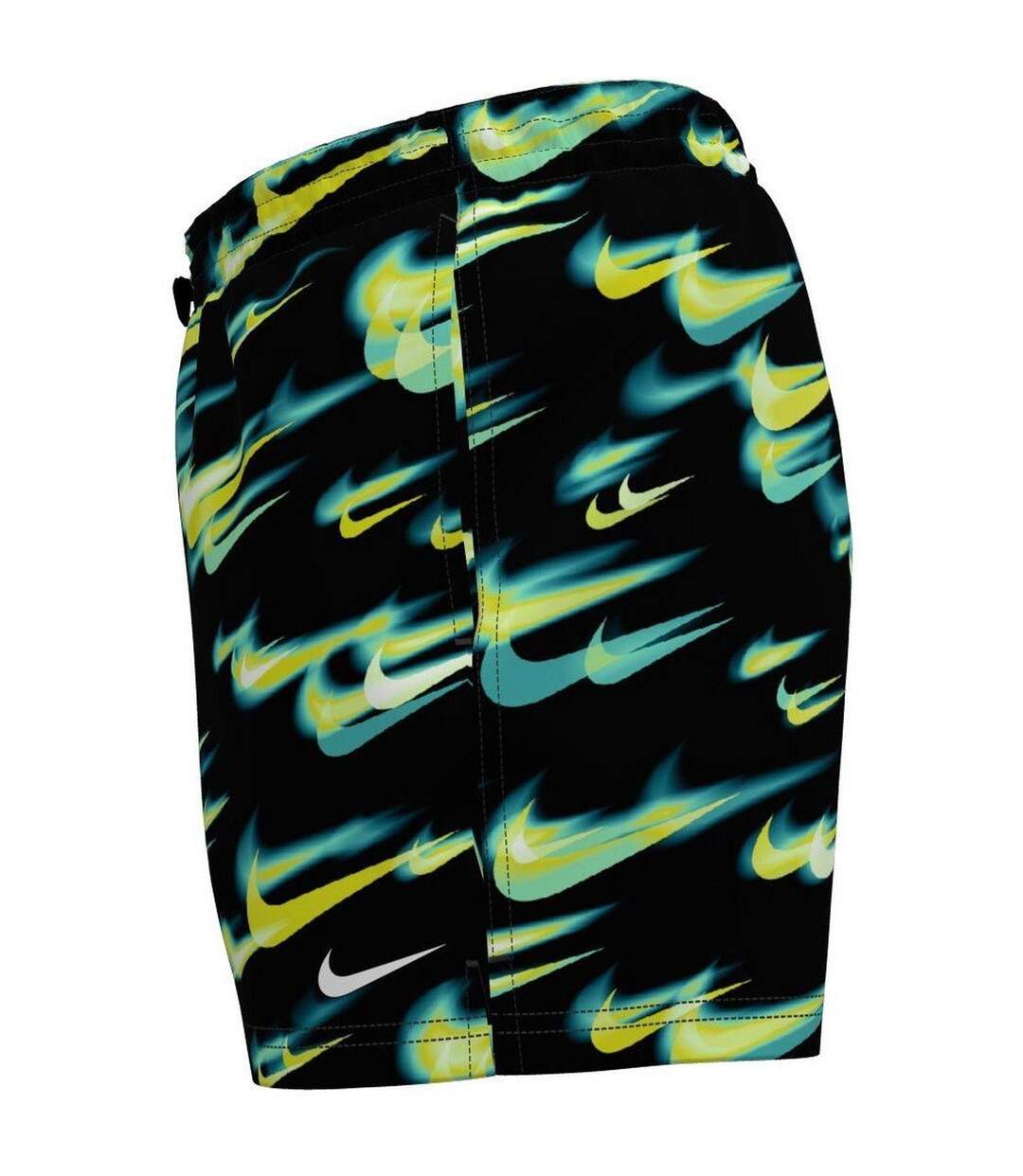 Mens Breaker Swim Shorts Black Green Nike-2