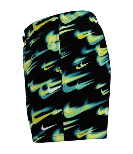 Mens Breaker Swim Shorts Black Green Nike