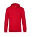 Sweat À Capuche Homme Rouge B&C-1