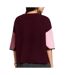 Pull bordeaux femme morgan jacquard-2