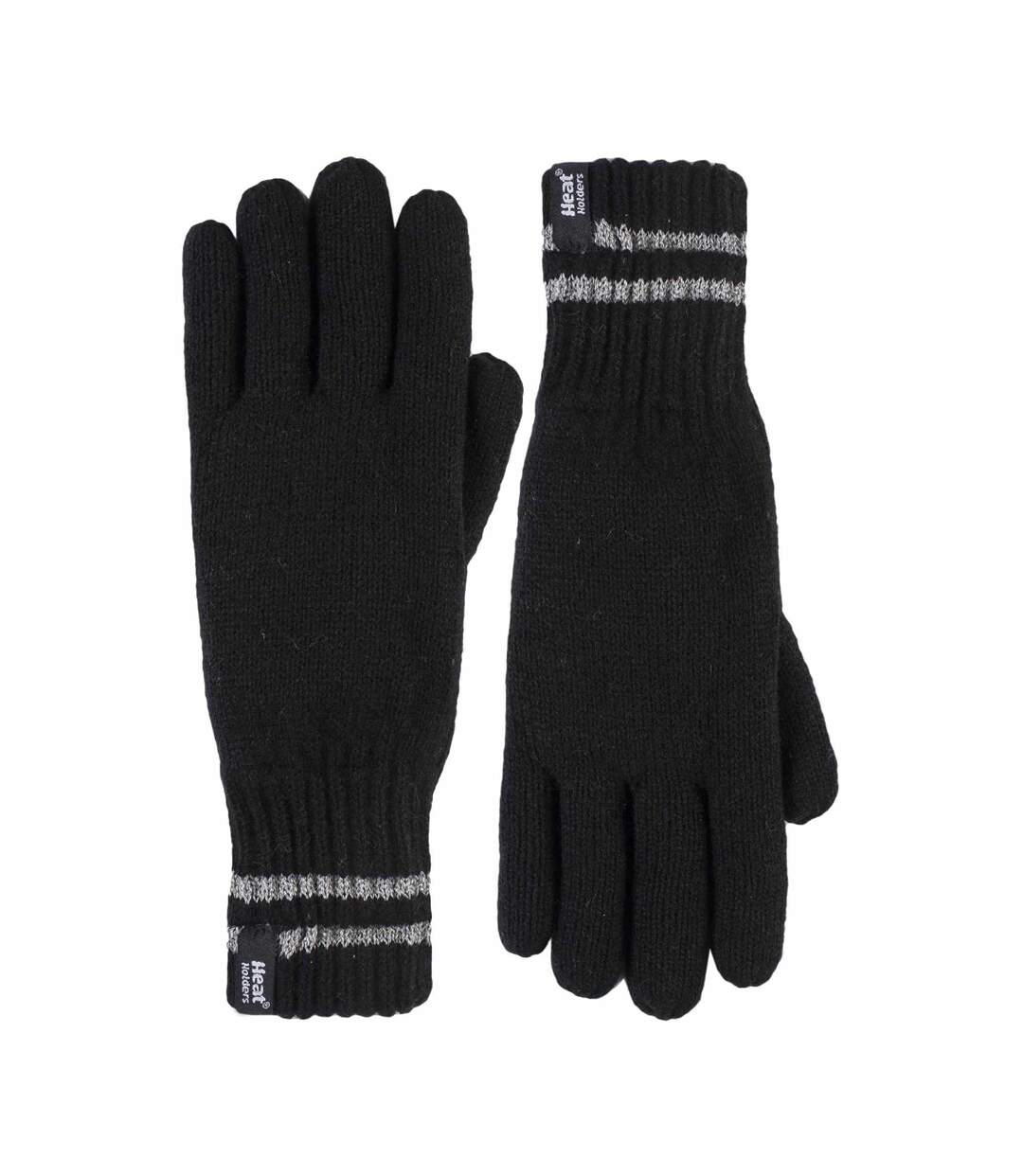 Mens Hi Vis Reflective Soft Fleece Lined Thermal Winter Gloves-1