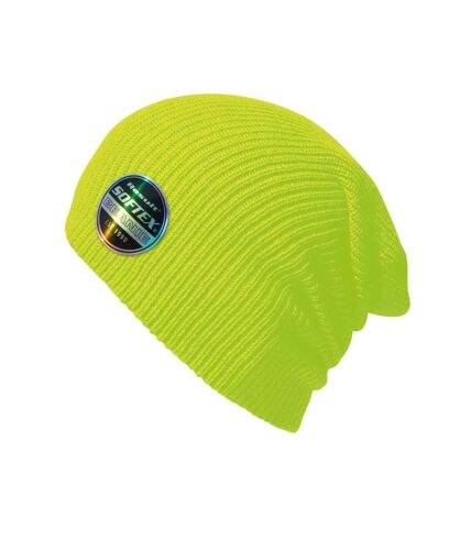 Result Core Unisex Adult Softex Beanie (Fluorescent Yellow) - UTPC5833