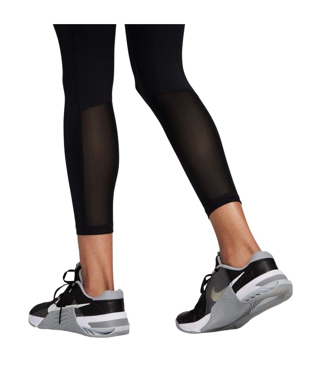 Womens/ladies Pro High Rise Leggings Black Nike-3