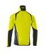 Veste Polaire Accelerate Safe Homme Jaune Fluo Bleu Marine Foncé Mascot-2