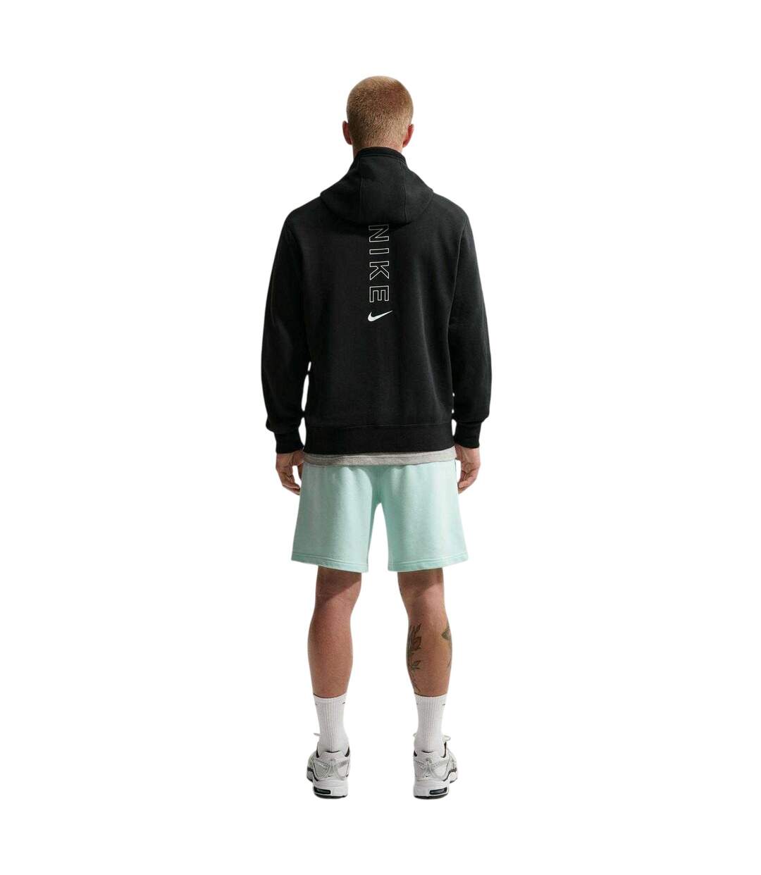 Mens City Side Fleece Shorts Light Blue Nike-3