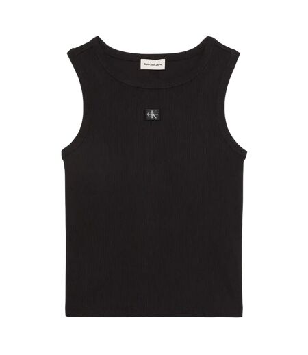 Débardeur Motif/style Uni Femme Noir Calvin Klein