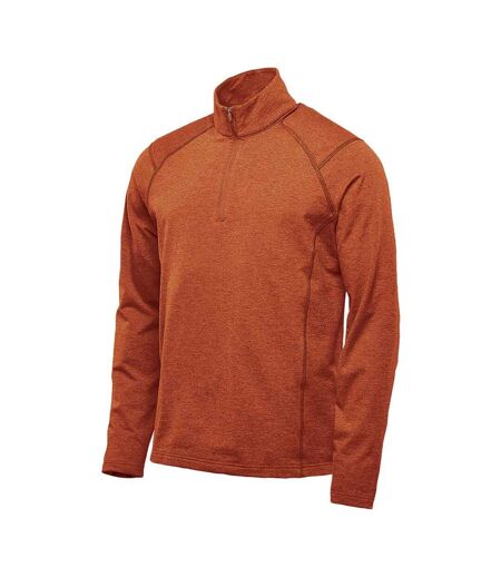 Mens Treeline Heather Fleece Top Rust Heather Stormtech