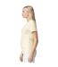 T-shirt Femme Blanc Cassé Gildan-3
