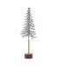 Snowy spindle tree christmas decoration 25cm brown/white/green Hill Interiors-2