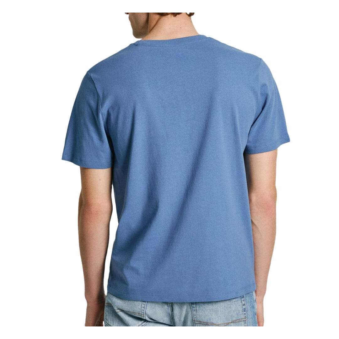 T-shirt Bleu Moyen Homme Pepe jeans Connor - L-2