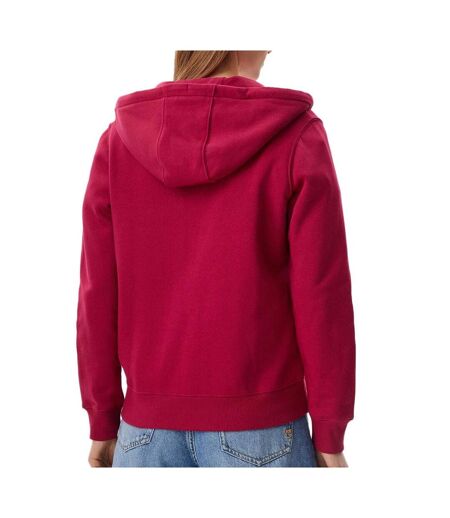 Sweat zippée rose femme tommy hilfiger flag t-black - l