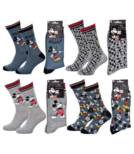 Chaussettes Pack Cadeaux Homme MICKEY Pack 4 Paires MICK24