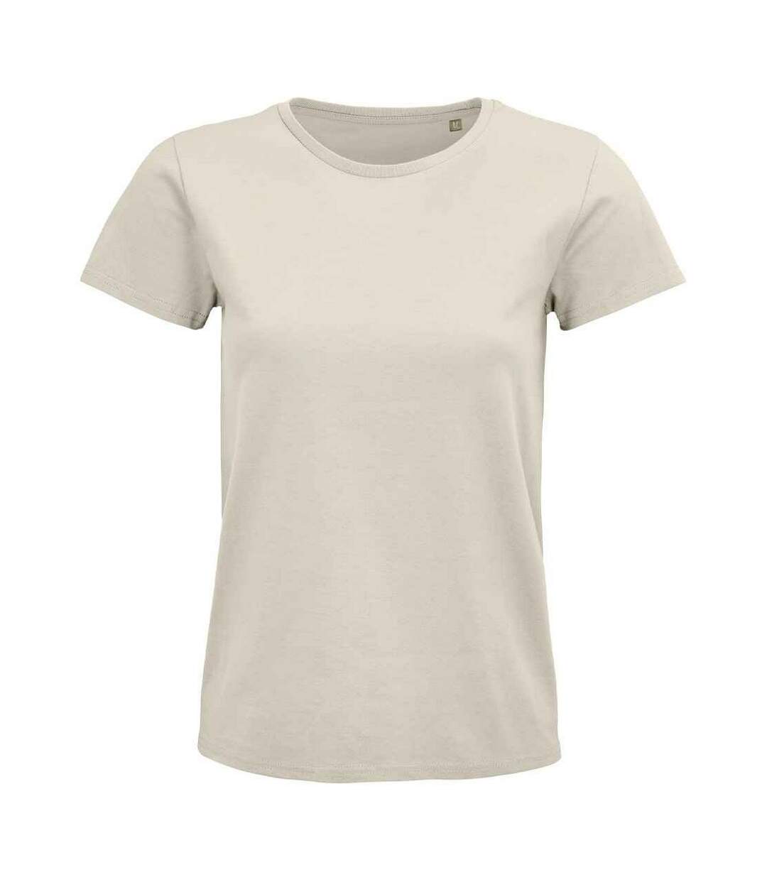 Womens/ladies pioneer organic t-shirt natural SOLS