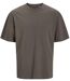 T-shirt oversize mc - JACK&JONES - Unisexe - JJ3911 - marron falcon