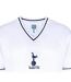 Maillot Domicile Motif/style Tottenham Hotspur Fc Homme Blanc Bleu Score Draw-4