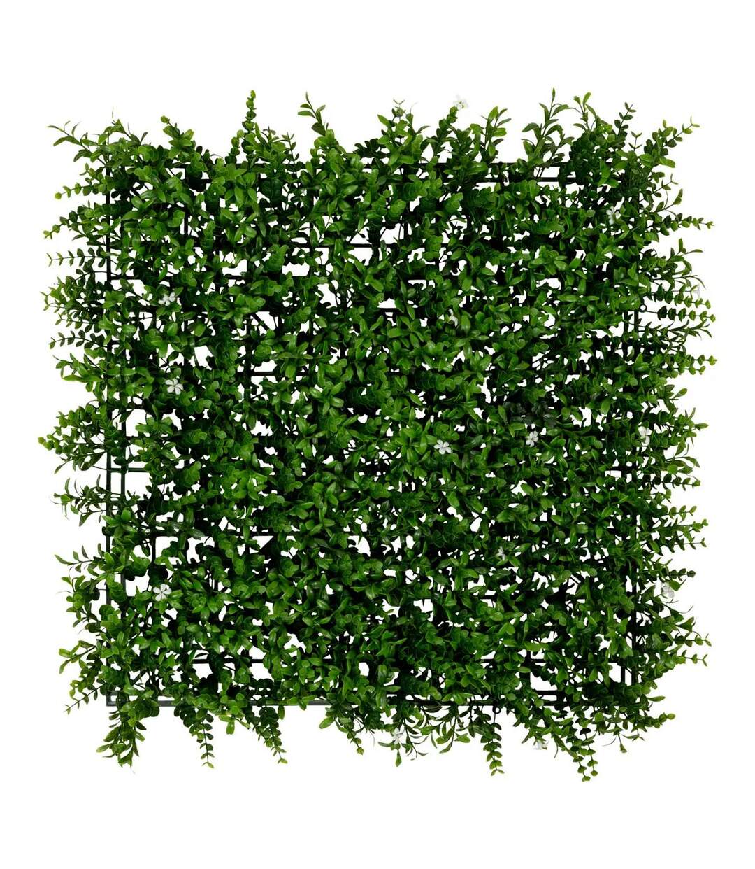 Carré Végétal Artificiel Classique Izy 50cm Vert-1