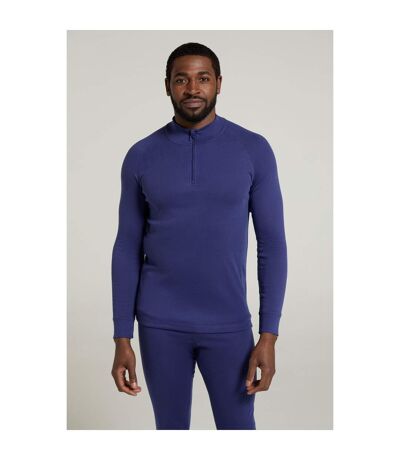 Haut thermique talus homme bleu foncé Mountain Warehouse