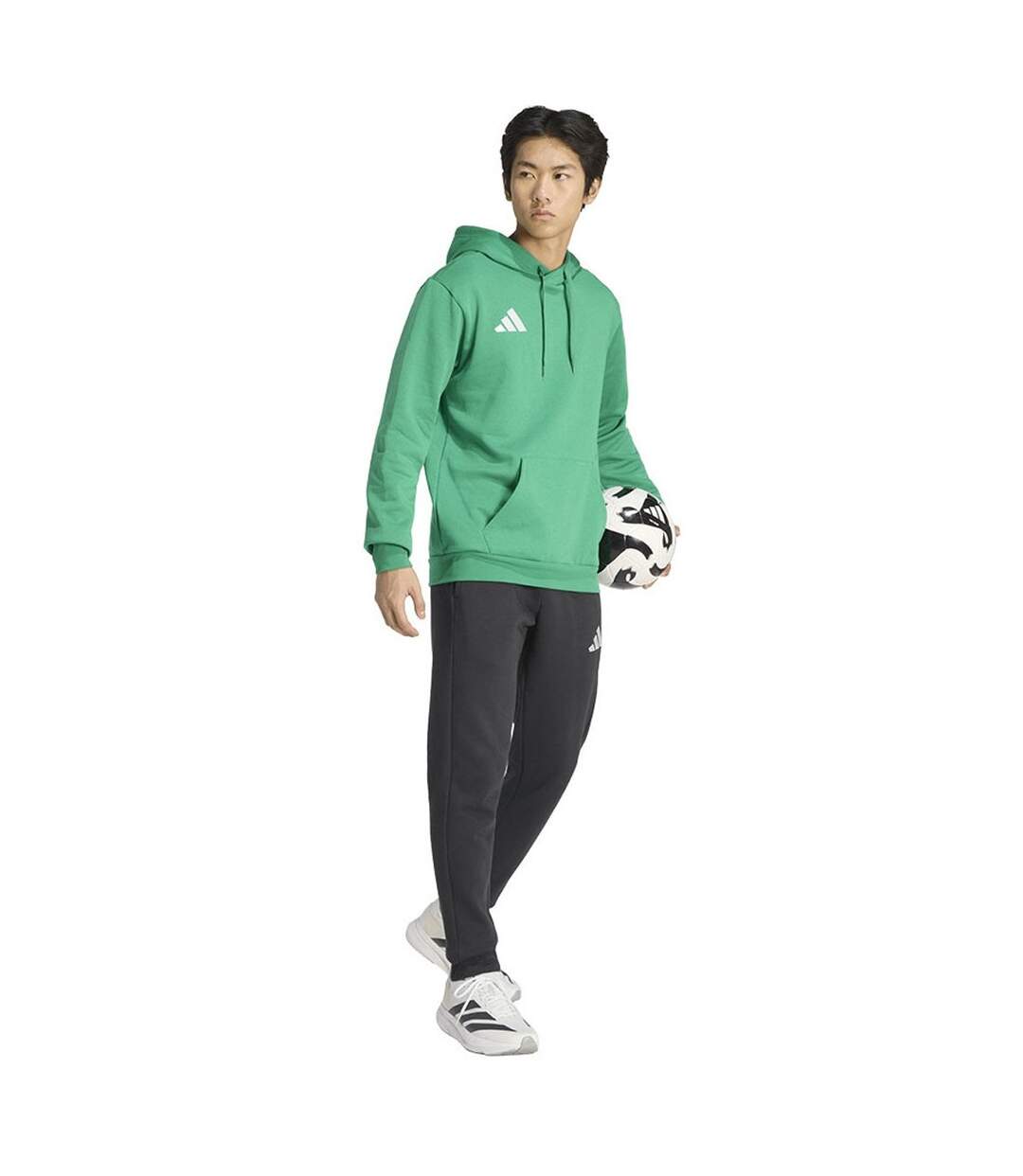 Sweat À Capuche Entrada Homme Vert Adidas-1