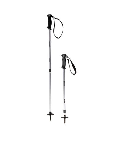 Regatta Unisex Adults Lightweight Aluminium Telescopic Walking Pole (One Size) (Silver) - UTRG3791