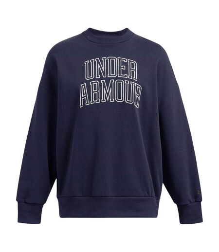 Womens/ladies Icon Oversized Sweatshirt Blue Under Armour