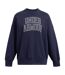 Womens/ladies Icon Oversized Sweatshirt Blue Under Armour-2