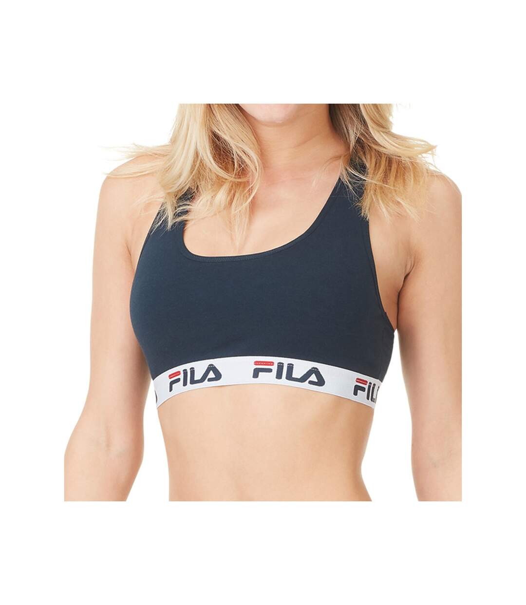 Lot de 3 Brassières coton femme Uni Fila