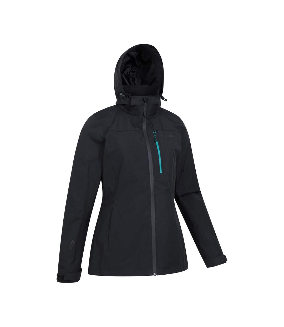 Veste imperméable rainforest extreme femme noir vif Mountain Warehouse-3