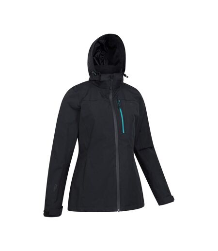 Veste imperméable rainforest extreme femme noir vif Mountain Warehouse