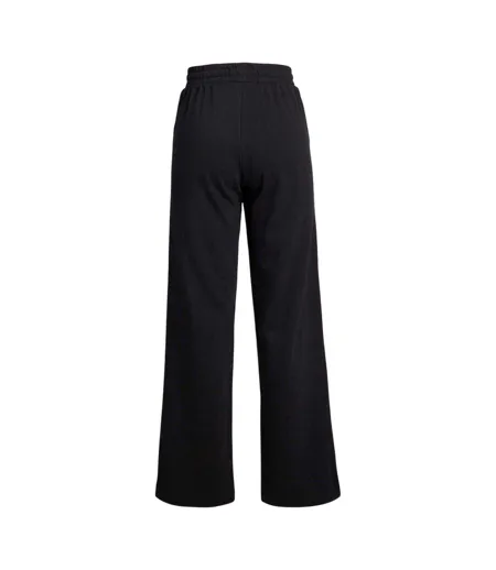 Womens/ladies High Rise Wide Leg Sweatpants Black JJXX