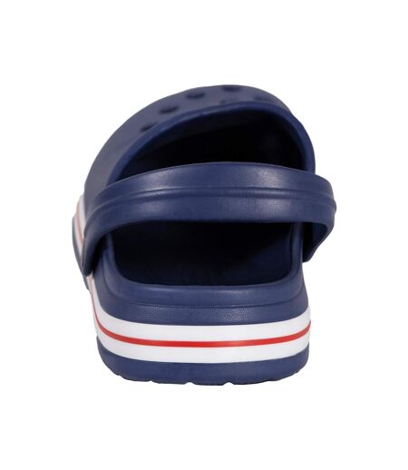 Sabots Motif/style Détail Contrasté Adulte Bleu Marine Keanu