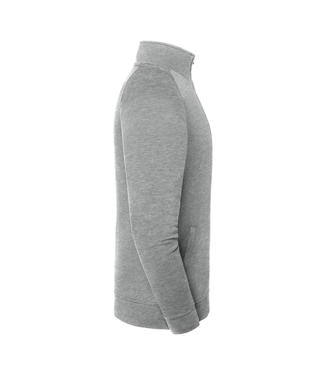 Veste De Survêtement Iconic Premium Homme Gris Clair Chiné Fruit Of The Loom-3