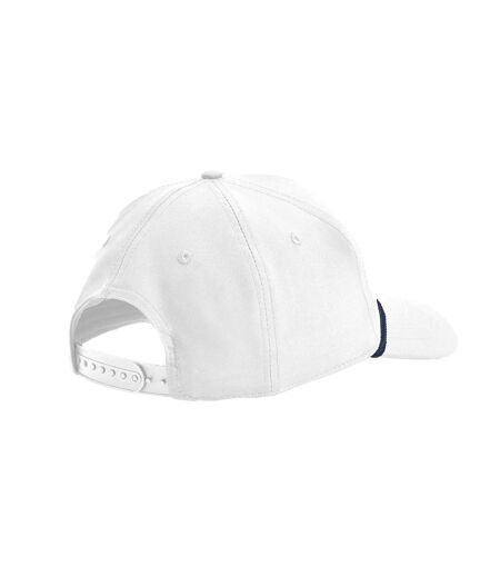 Casquette Golf Motif/style Corde Décorative Adulte Blanc Bleu Marine Beechfield