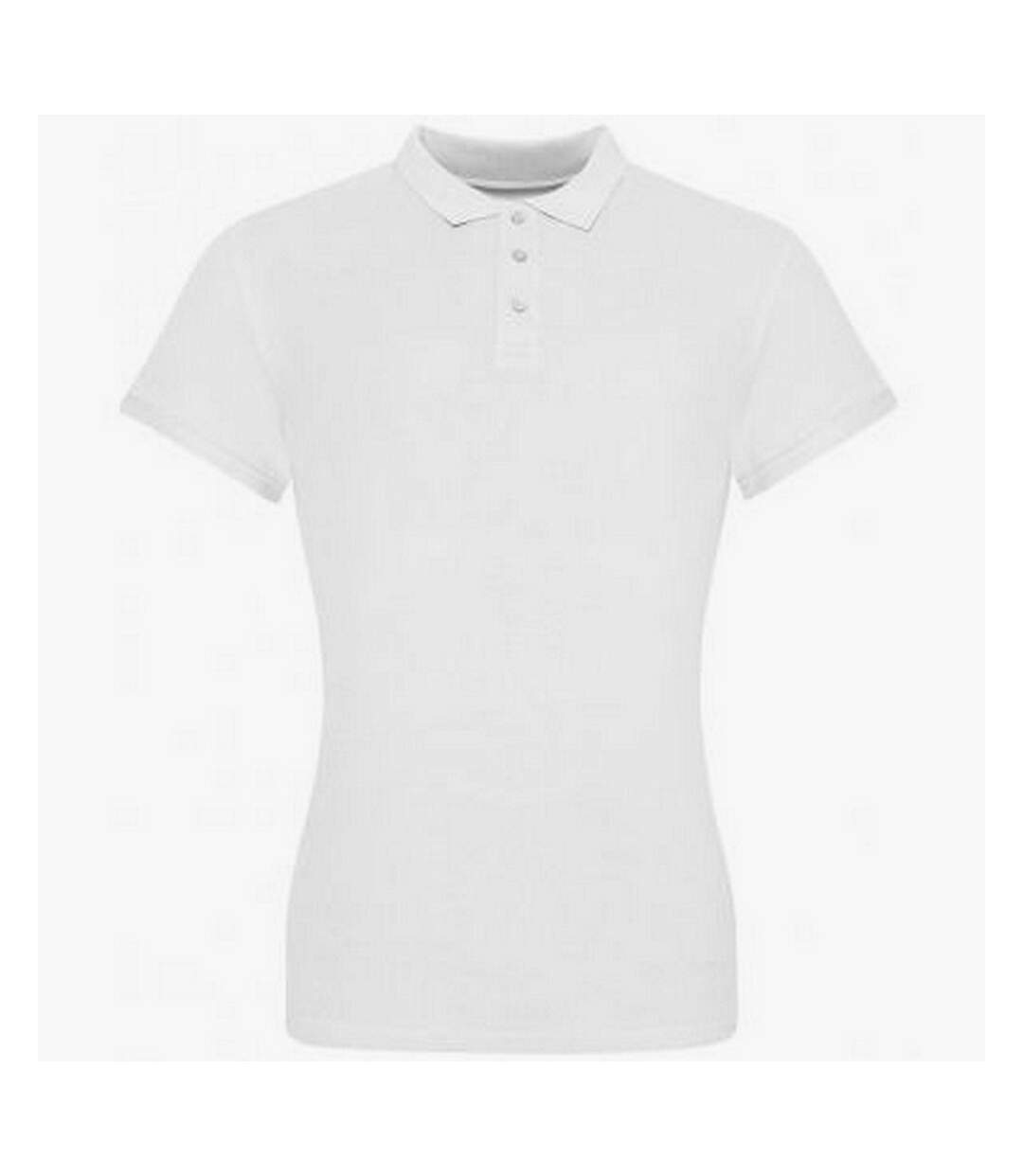 Polo piqu femme blanc Awdis-1