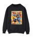 Disney Sweatshirt Big Hero 6 Baymax Fred Newspaper Femme/Femme (Noir) - UTBI11469-1