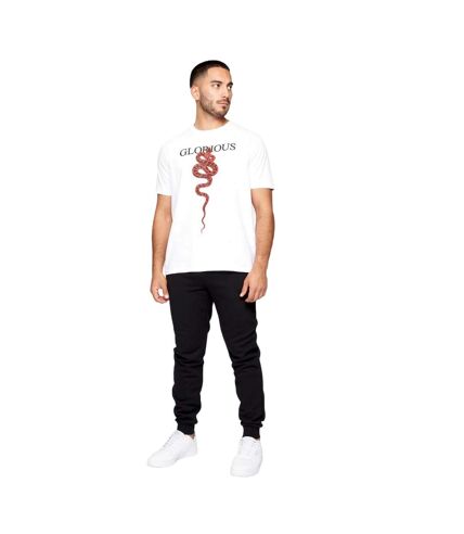 T-shirt pythonidae 2.0 homme blanc Glorious Gangsta